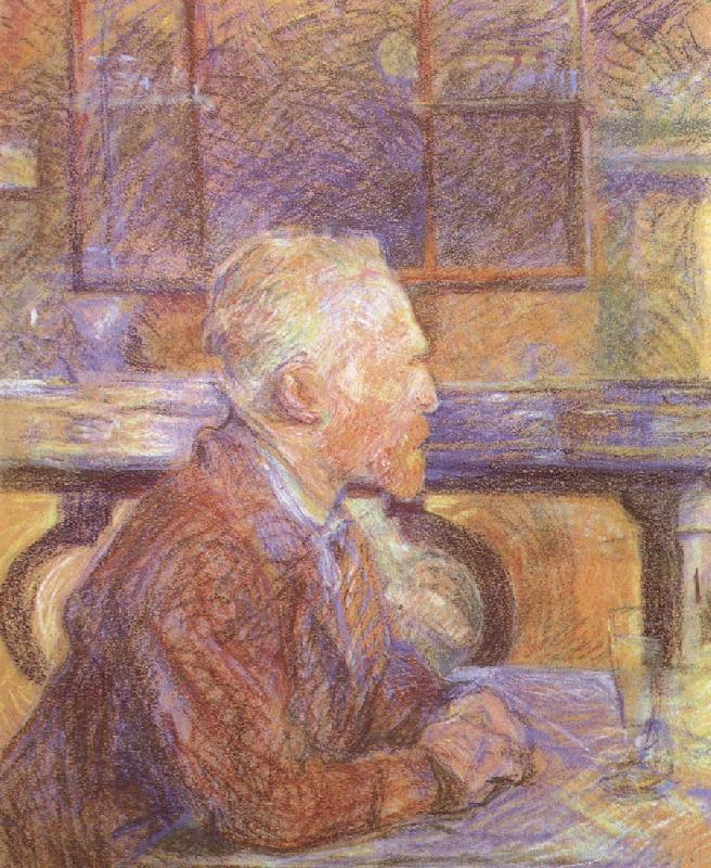 Henri de toulouse-lautrec Portrait of Vincent van Gogh Germany oil painting art